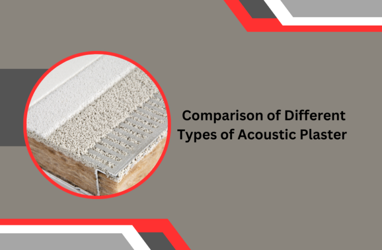 Comparison of Different Types of Acoustic Plaster