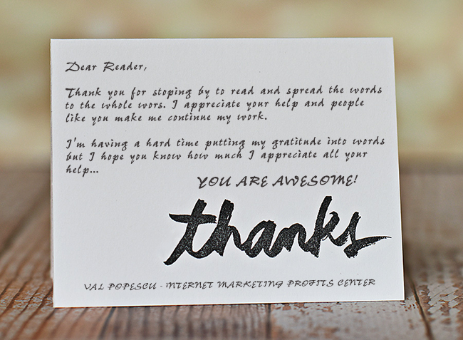 Present Your Thanks with Classy Thank You Notes